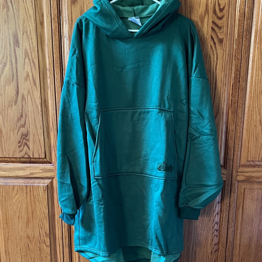 Forest Green Oversized Hoodie